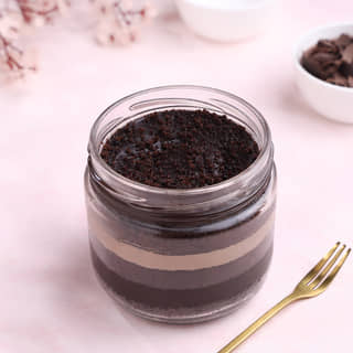 Choco Mud Jar Cake Choco Mud Jar Cake