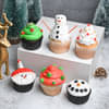 Choco n Vanilla Christmas Cupcakes