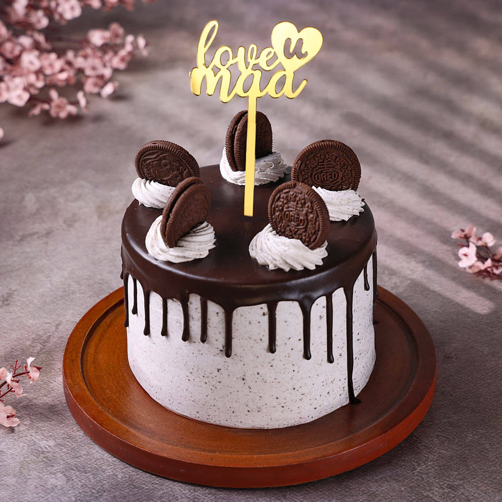 Choco Oreo Love You Maa Cake