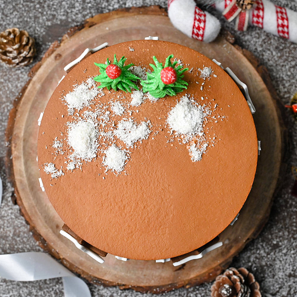 Choco Star Christmas Cake