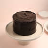 Abstract Chocolate Truffle Cake