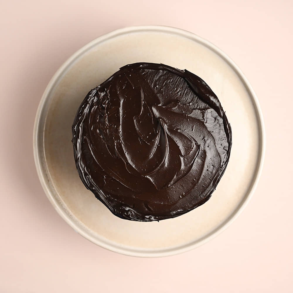 Abstract Chocolate Truffle Cake