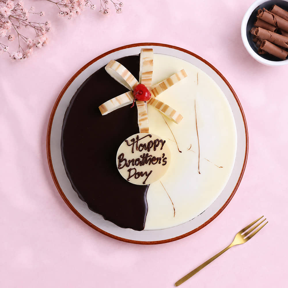Choco Vanilla Brothers Day Cake