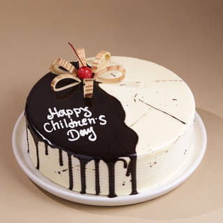 Choco Vanilla Cake for Childrens Day
