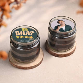 Chocolate Jar Cake Duo For Bro
