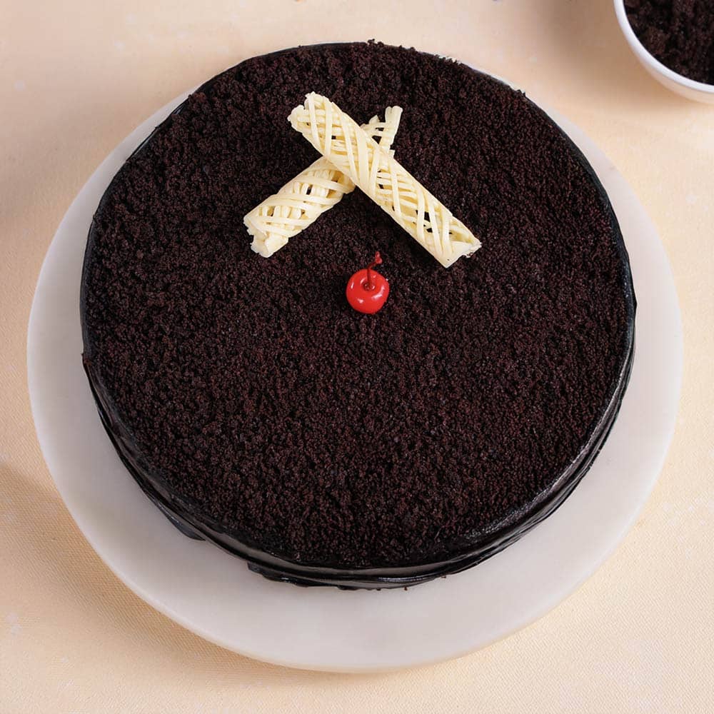 Chocolate Mud Cake Top View of Choco-Thrill Chocolate Mud Cake