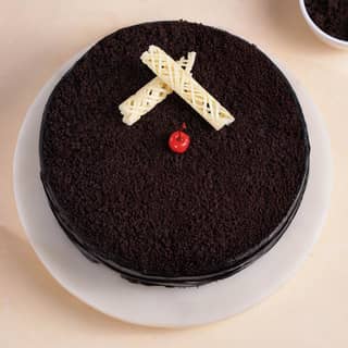 Top View of Choco-Thrill Chocolate Mud Cake