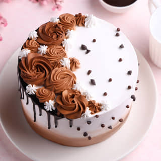 Top-View of Chocolate Sensation Cake