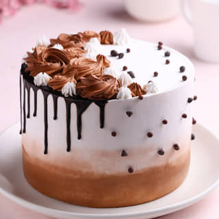 Side-View of Chocolate Sensation Cake