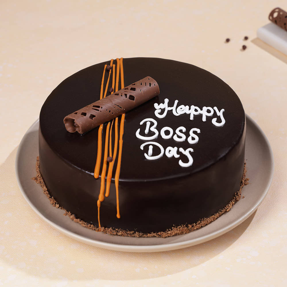 Chocolate Truffle Boss Day Cake