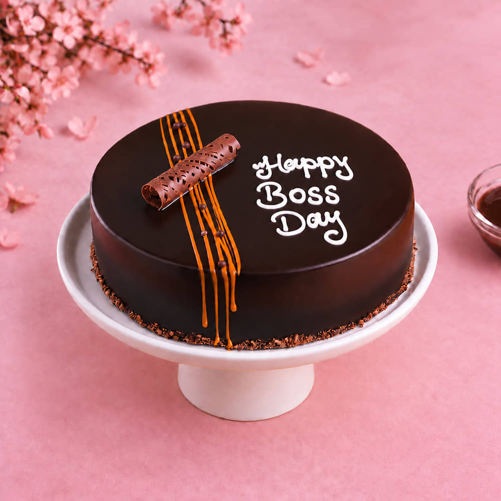 Chocolate Truffle Boss Day Cake