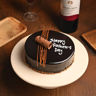 Fathers Day Chocolate Truffle Cake- Order Cake Online
