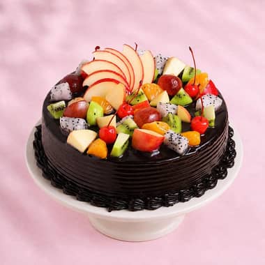 Chocolate Truffle Fruit Cake