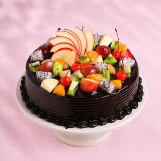 Chocolate Truffle Fruit Cake