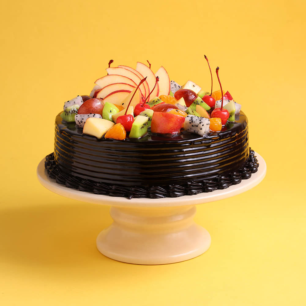 Chocolate Truffle Fruit Cake