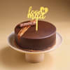 Top View of Chocolate Truffle Cake for Mom's Special Day
