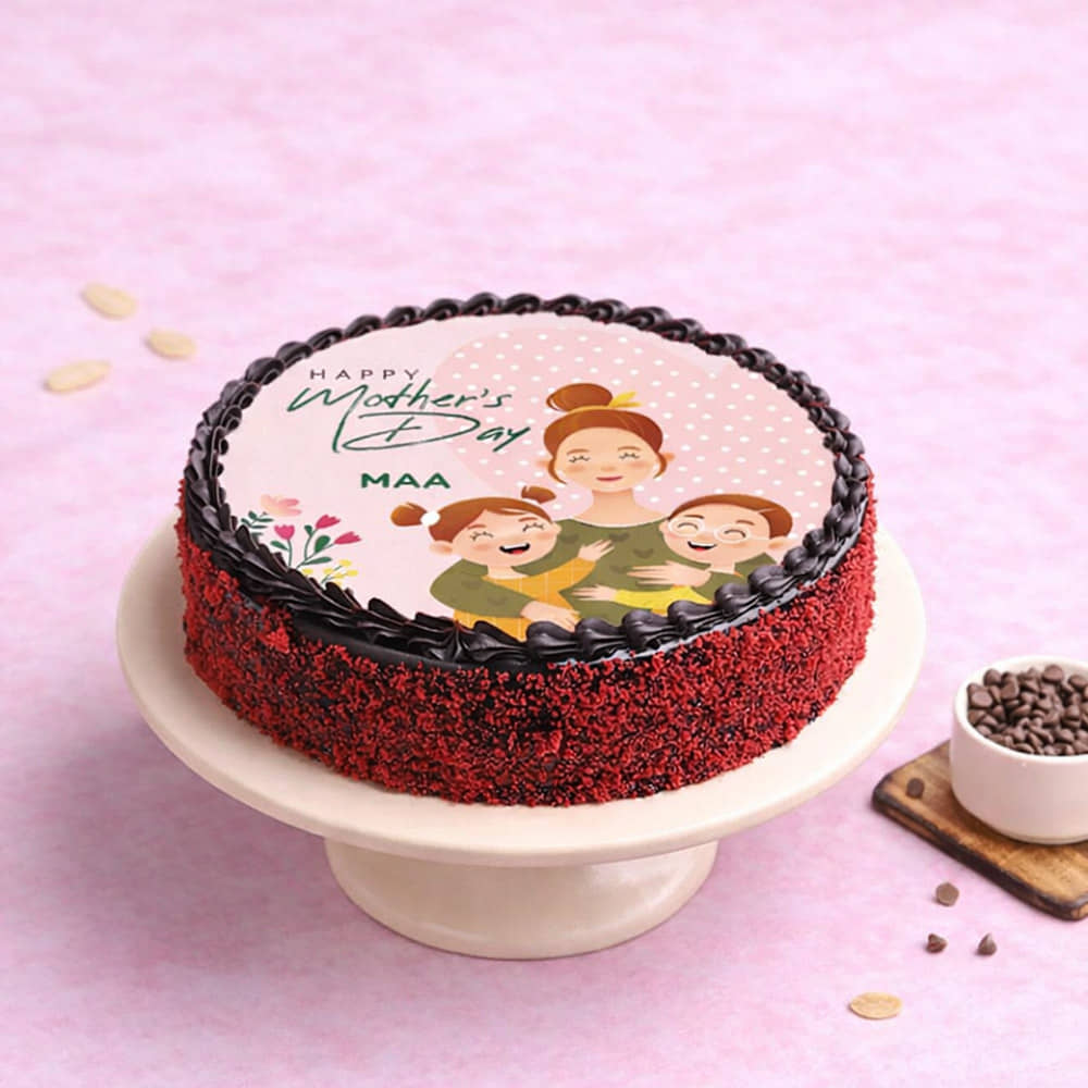 Truffle Mothers Day Photo Cake