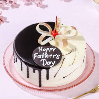 Chocolate Vanilla Cake for Dad