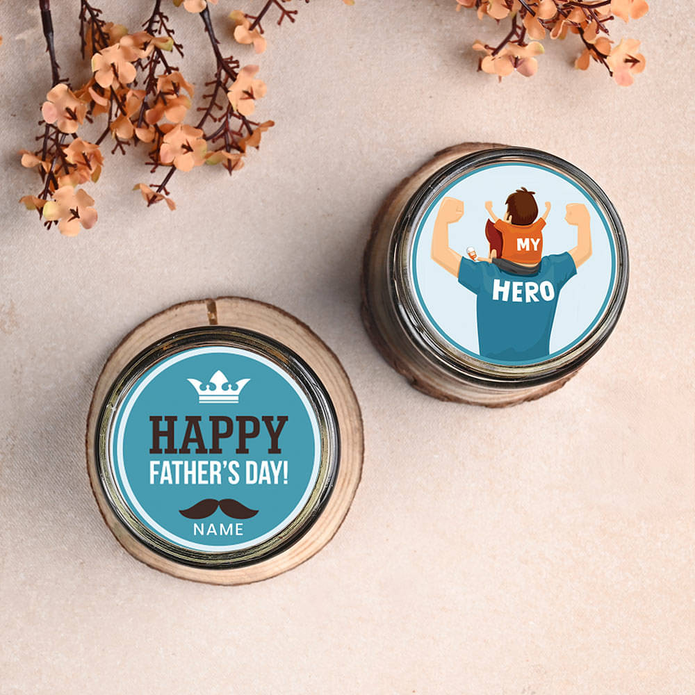 Father's Day Choco Jar Duo