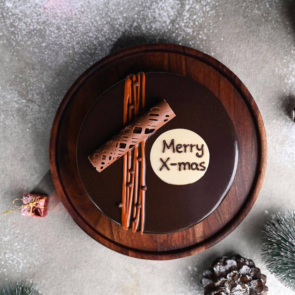 Christmas Wishes Chocolate Truffle Cake Christmas Wishes Chocolate Truffle Cake