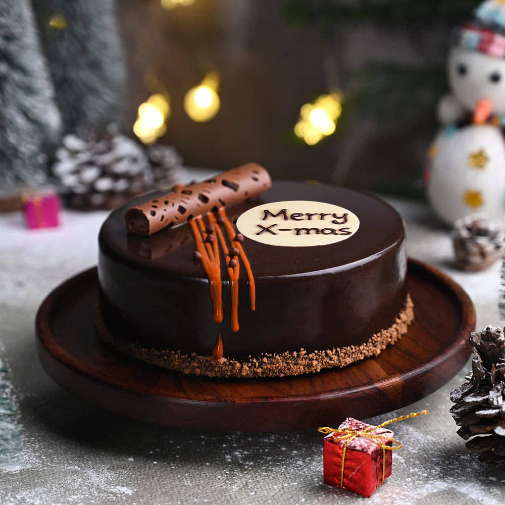 Christmas Wishes Chocolate Truffle Cake Christmas Wishes Chocolate Truffle Cake