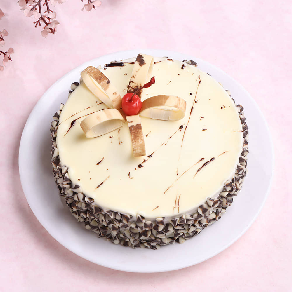 Top View of Chocolate Marble Cake