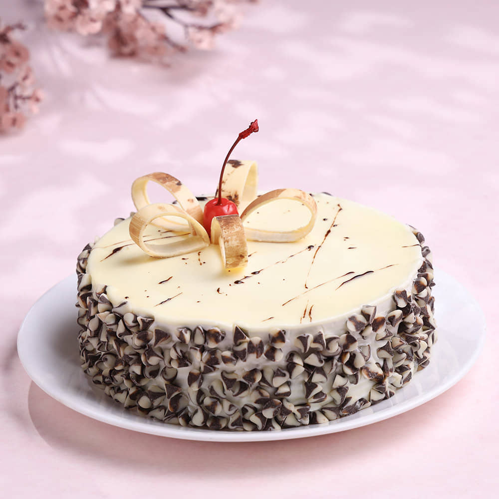 Sliced View of Chocolate Marble Cake