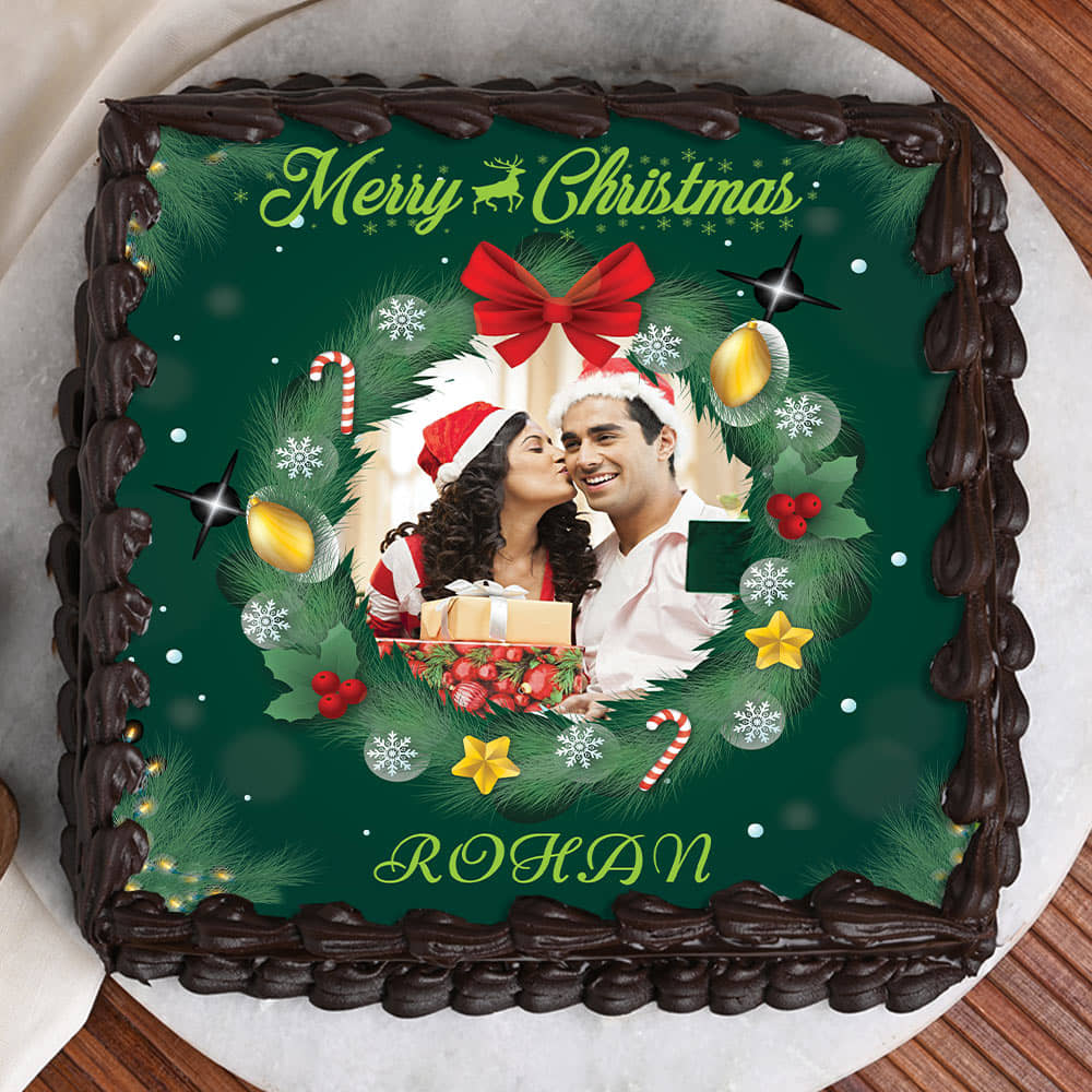 Christmas 2022 Photo Cake Photo Cake For Christmas 2023