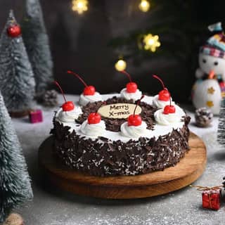 Xmas Blackforest Delight- Top View Xmas Blackforest Delight- Top View