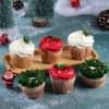 Christmas Cupcakes Set of Six