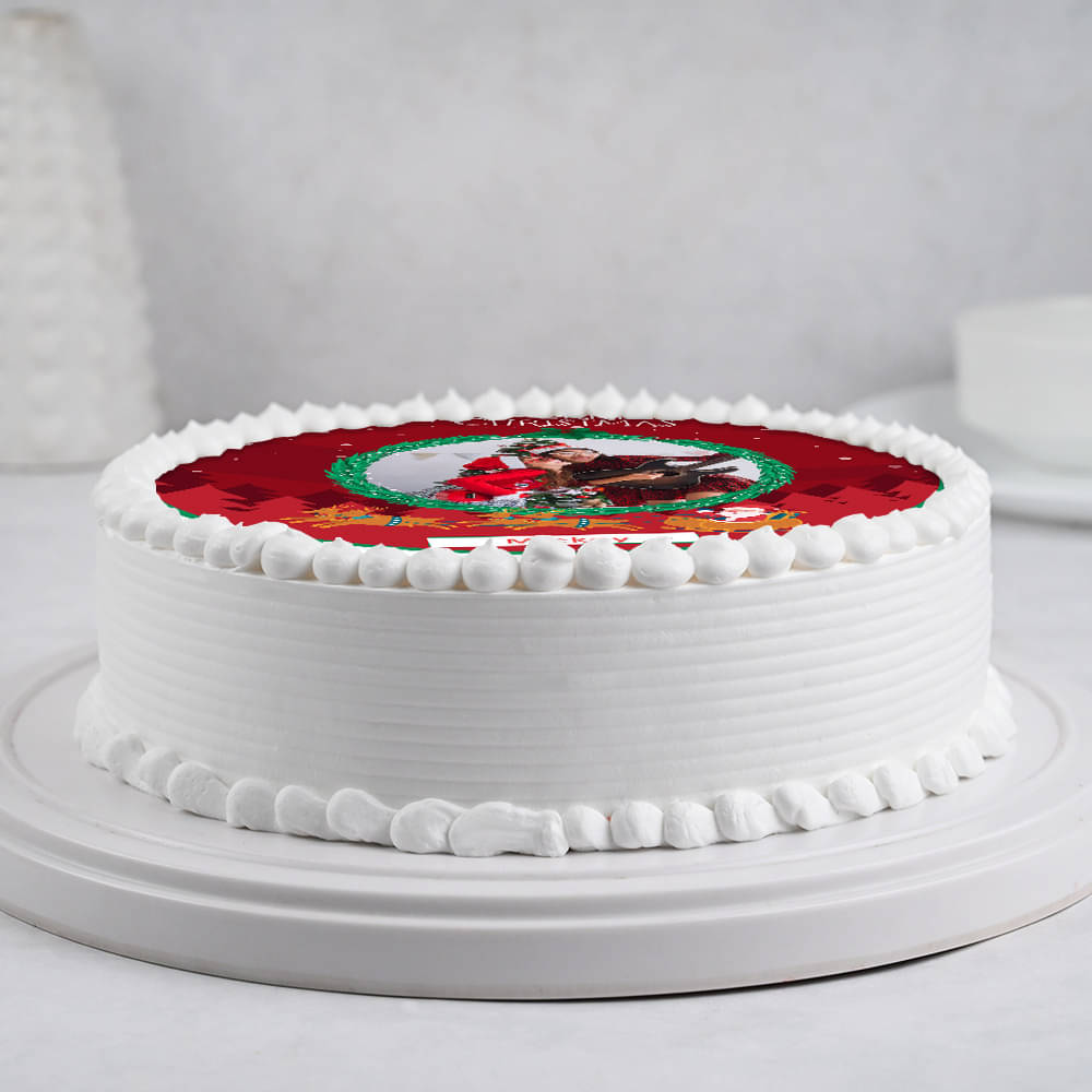 Christmas Photo Cake