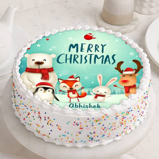 Online Photo Cake for Christmas 2024