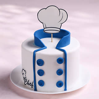 Classic Chef Uniform Cake Classic Chef Uniform Cake