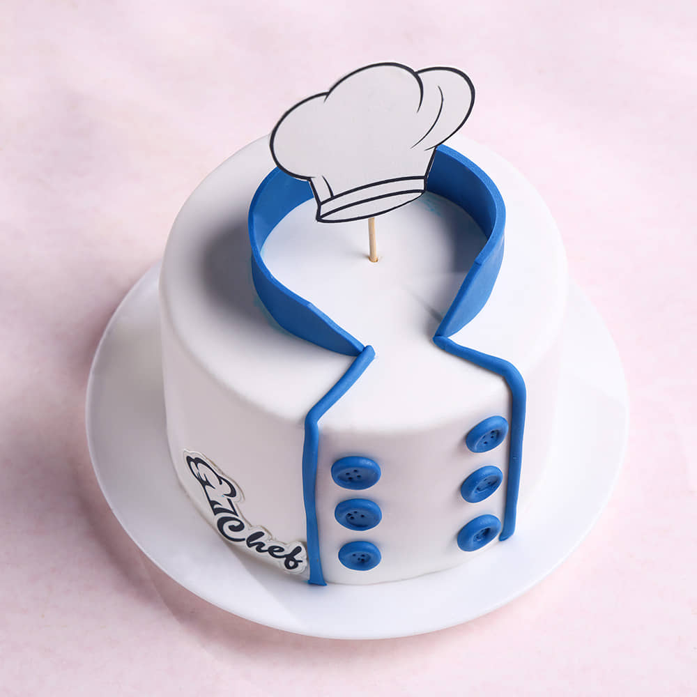 Classic Chef Uniform Cake