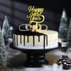 Classic Choco Vanilla New Year Cake