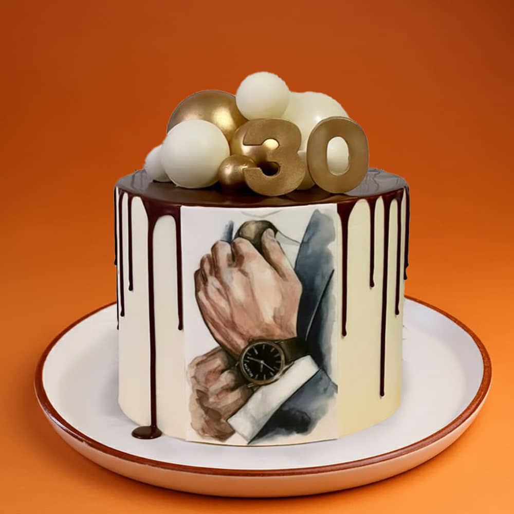 Classic Moments Thirtieth Birthday Cake