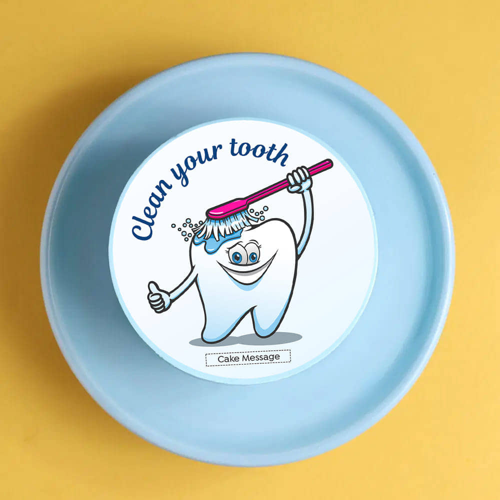 Clean Tooth Bento Cake