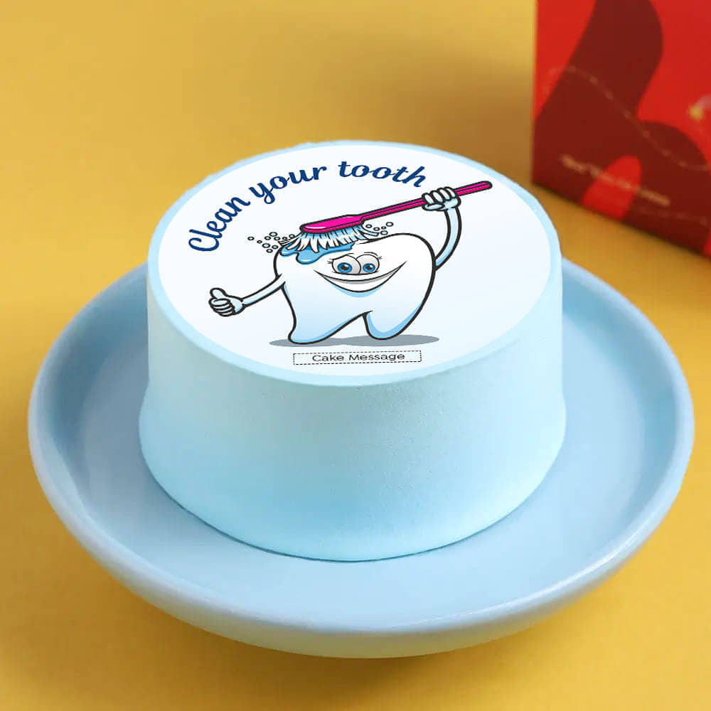 Clean Tooth Bento Cake
