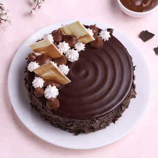 Top View of Coffee Swirl Cake