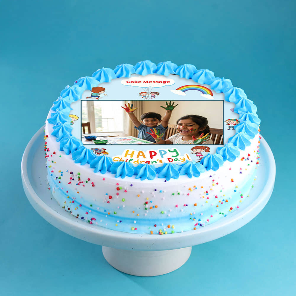 Colourful Happy Childrens Day Cake Colourful Happy Childrens Day Cake