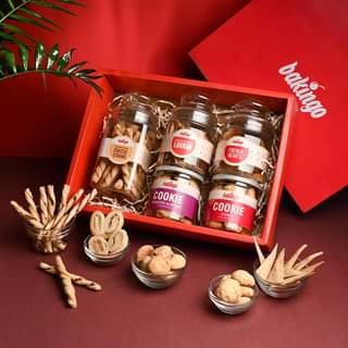 Diwali Hampers- Cookies With Lavash Straws N French Hearts