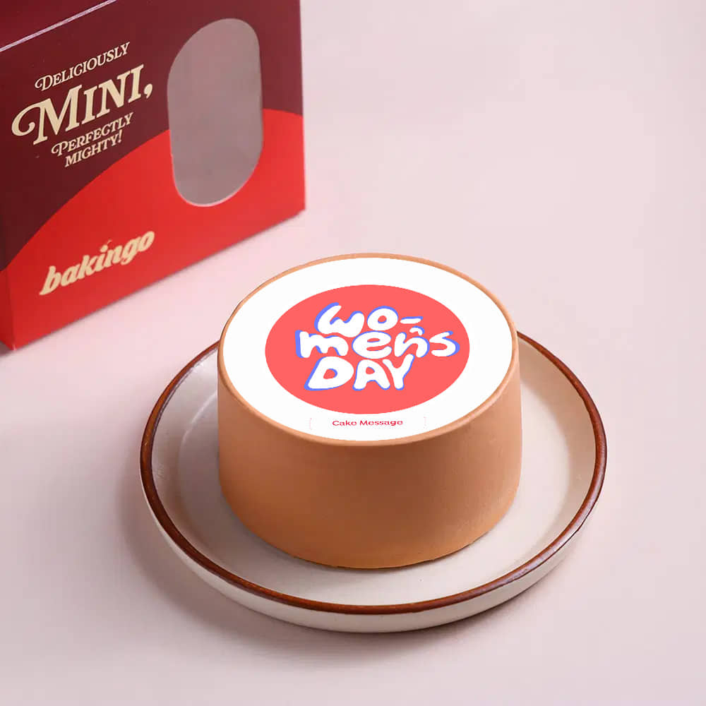 Coral Bliss Womens Day Bento Cake