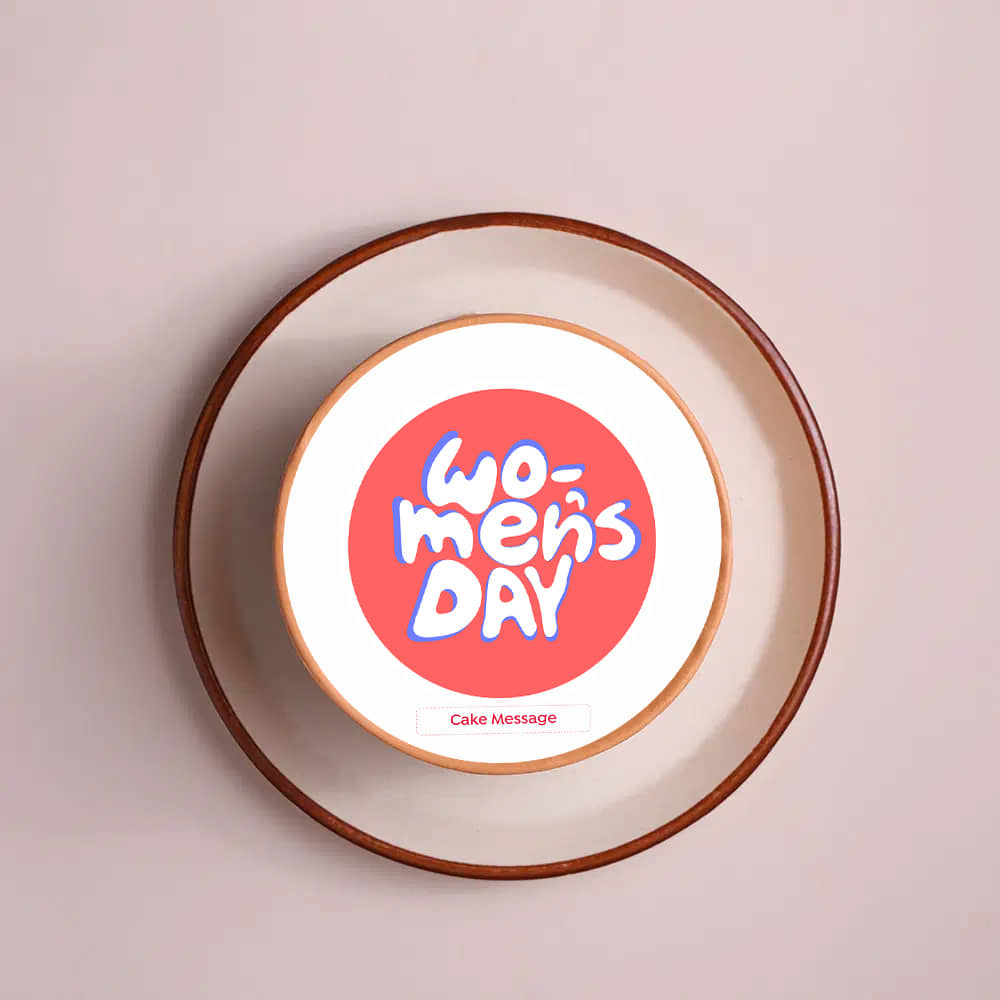 Coral Bliss Womens Day Bento Cake