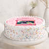 Creamy Photo Anniversary Cake