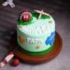 Order Cricket Field Cream N Fondant Cake Online