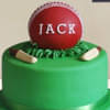 Cricket Field Fondant Cake