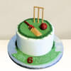 Cricket Kit N Pitch Fondant Cake