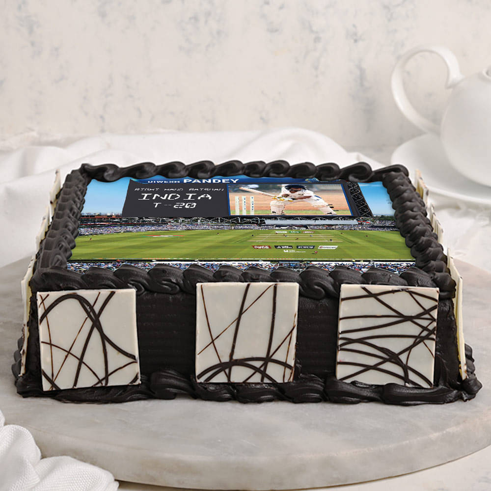 Customized Cricket Pitch Cake Delivery in Delhi NCR - ₹4,200.00 Cake Express