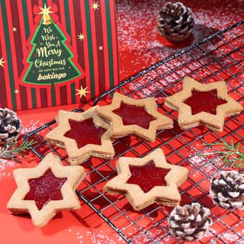 Christmas Ginger Jammy Cookies (5pcs) Christmas Ginger Jammy Cookies (5pcs)