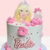 Crystals Barbie Cream Cake